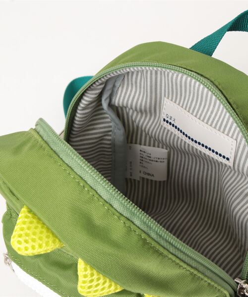 kladskap（クレードスコープ）の「恐竜リュック型ポシェット（ショルダーバッグ・キッズ・カーキ/キャメル・FREE）」の10枚目の写真