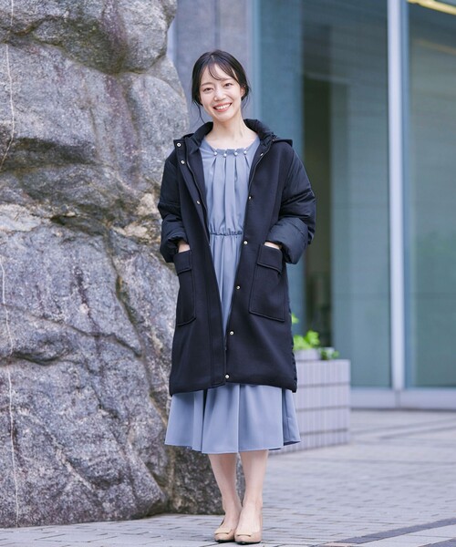 セール】【洗える】タックパールワンピース（ワンピース）｜Tiaclasse