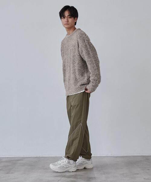 coen（コーエン）の「ルーズシルエットグラデーションブークレーニット（WEB限定カラー）（ニット/セーター・メンズ・その他1/その他2/その他3/その他4・S/M/L/XL）」の15枚目の写真