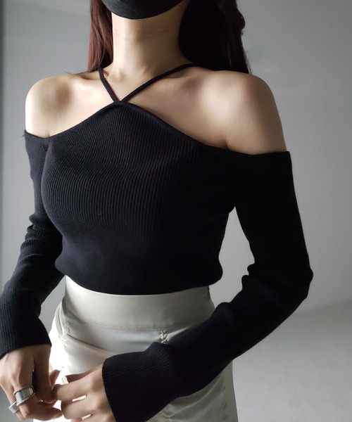 オフショルダーリブニットセーター　Andequal 000000114847-29-l.jpg?t=