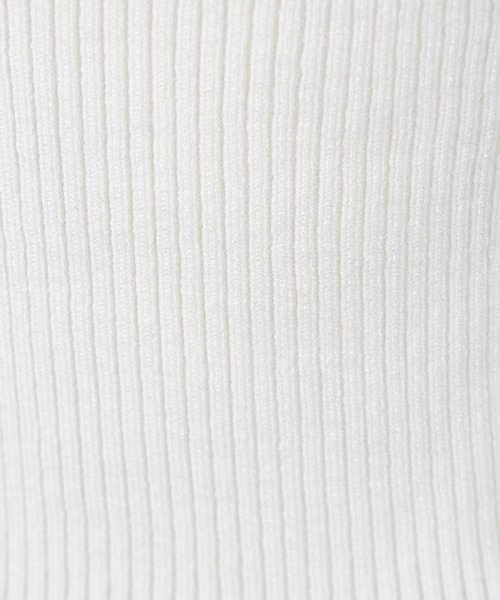 me+em select（ミームセレクト）の「【 ２color 】クロスストラップオフショルダーリブニット（ニット/セーター・レディース・ホワイト/ブラック・FREE）」の20枚目の写真