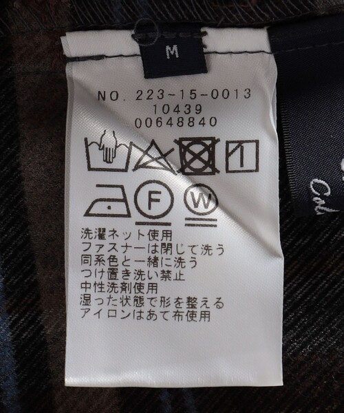 SHIPS Colors(シップス カラーズ)の「SHIPS Colors:〈手洗い可能〉ソリッド / チェック タック カーブ パンツ(スラックス・レディース・グレー/ネイビー/ダークグレー/オフホワイト・SMALL/MEDIUM)」の21枚目の写真