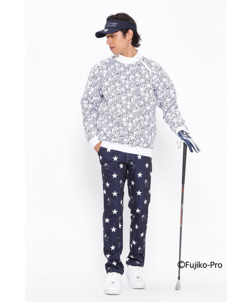 Jack Bunny!! ドラえもん 4WAY裏起毛パンツ　ホワイト Jack Bunny!!（ジャックバニー）の「【ドラえもん Jack Bunny!!】4WAY