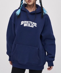 GENXDER（ノンジェンダー）の「【genxder】ユニセックス　ロゴプリントパーカー（パーカー）」