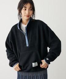 DISCUS フリースパイピングZIPプルオーバー