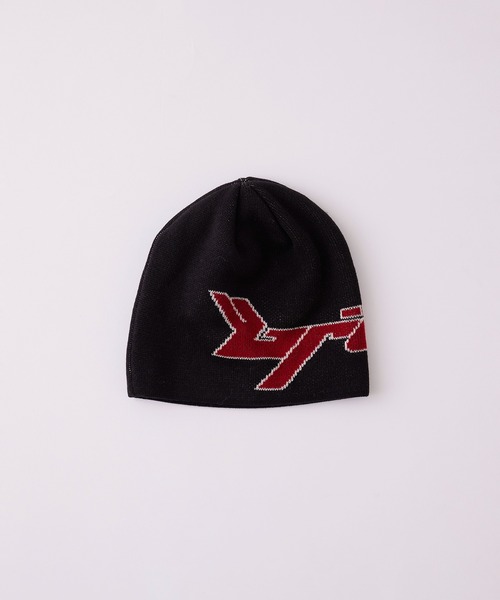 WHO'S WHO gallery（フーズフーギャラリー）の「【KOOKY'N/クーキー】BRONXロゴビーニー（ニットキャップ/ビーニー・レディース・グレー/ネイビー/ブラック・FREE）」の9枚目の写真