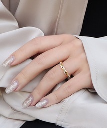 blackdia ocean（ブラックダイヤオーシャン）の「blackdia ocean ミックスウェーブリング（リング）」