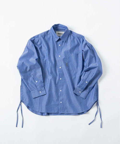 ADAMASTE（アダマスト）の「ルーズフィットシャーリングシャツ（シャツ/ブラウス・メンズ・ブルー系その他2/ブルー系その他/ブルー・LARGE/MEDIUM）」の3枚目の写真