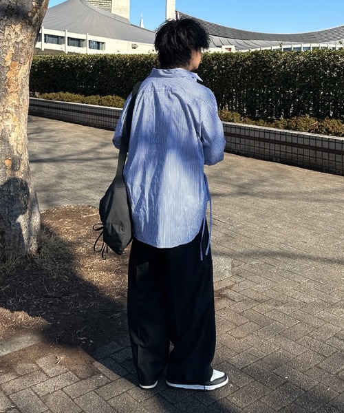 ADAMASTE（アダマスト）の「ルーズフィットシャーリングシャツ（シャツ/ブラウス・メンズ・ブルー系その他2/ブルー系その他/ブルー・LARGE/MEDIUM）」の10枚目の写真