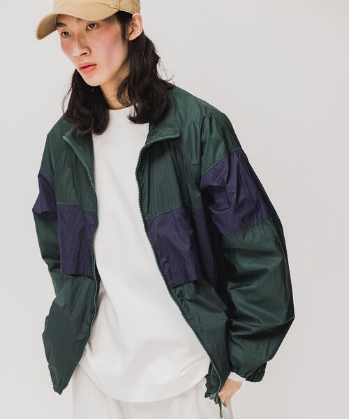 BEAMS（ビームス）の「BEAMS / 2トーン ジップアップ ブルゾン