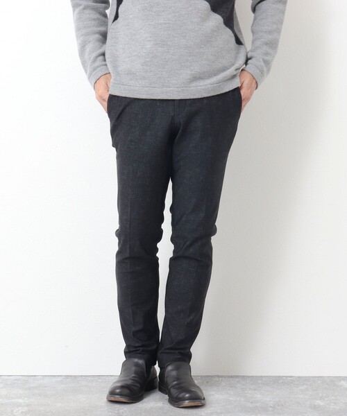 Stutostein Nolley's(シュテットシュタインノーリーズ)の「MODERNFIT WARM PT 裏起毛ストレッチスリムパンツ(その他パンツ・メンズ・ブラック系その他/ブルー系その他・S/L/M)」の6枚目の写真