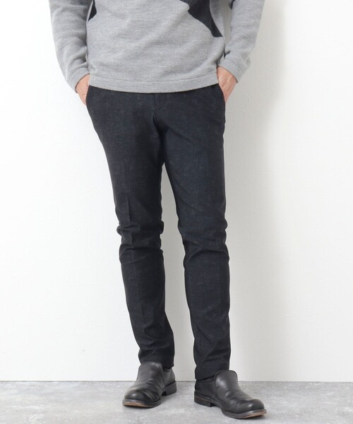 Stutostein Nolley's(シュテットシュタインノーリーズ)の「MODERNFIT WARM PT 裏起毛ストレッチスリムパンツ(その他パンツ・メンズ・ブラック系その他/ブルー系その他・S/L/M)」の3枚目の写真
