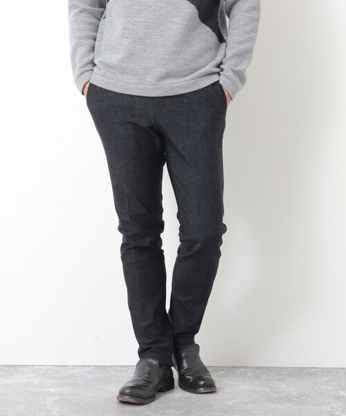 Stutostein Nolley's(シュテットシュタインノーリーズ)の「MODERNFIT WARM PT 裏起毛ストレッチスリムパンツ(その他パンツ・メンズ・ブラック系その他/ブルー系その他・S/L/M)」の8枚目の写真