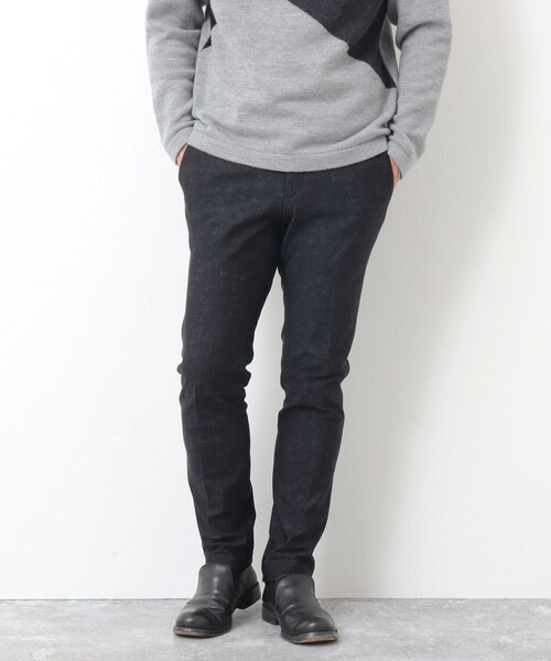 Stutostein Nolley's(シュテットシュタインノーリーズ)の「MODERNFIT WARM PT 裏起毛ストレッチスリムパンツ(その他パンツ・メンズ・ブラック系その他/ブルー系その他・S/L/M)」の14枚目の写真