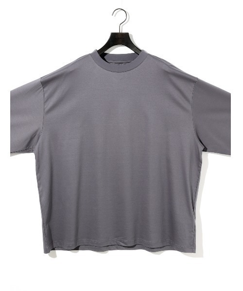 MIDIUMISOLID(ミディウミソリッド)の「MIDIUMISOLID Men’s リラックスロング スリーブ プルオーバー(Tシャツ/カットソー・メンズ・ブラック/グレー・48)」の13枚目の写真