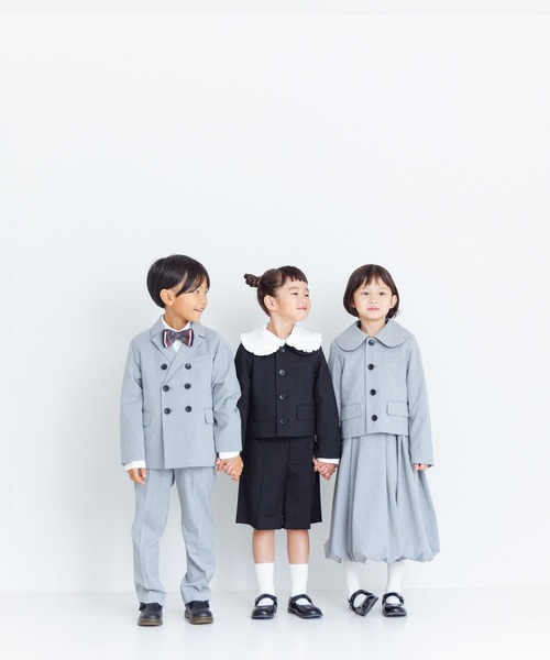 LOWRYS FARM(ローリーズファーム)の「TRバルーンジャンパースカート 986291(ワンピース・キッズ・ブラック/グレー/ネイビー・120cm/130cm)」の4枚目の写真