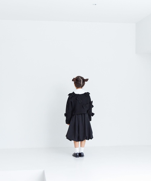 LOWRYS FARM(ローリーズファーム)の「TRバルーンジャンパースカート 986291(ワンピース・キッズ・ブラック/グレー/ネイビー・120cm/130cm)」の9枚目の写真