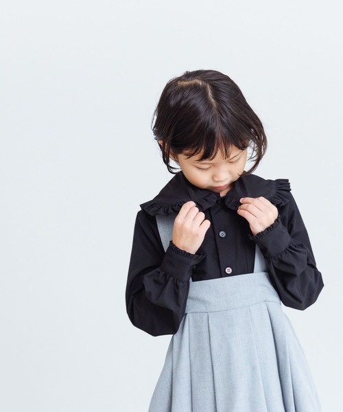 LOWRYS FARM(ローリーズファーム)の「TRバルーンジャンパースカート 986291(ワンピース・キッズ・ブラック/グレー/ネイビー・120cm/130cm)」の14枚目の写真