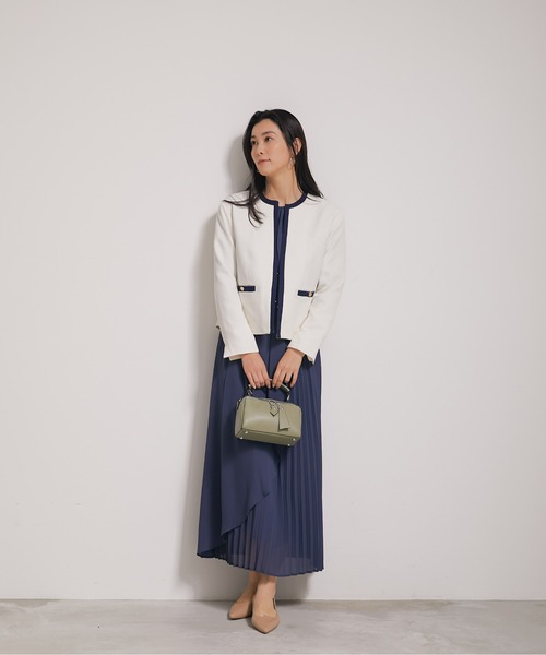 slattgir（スラットジール）の「高身長 バイカラージャケット  