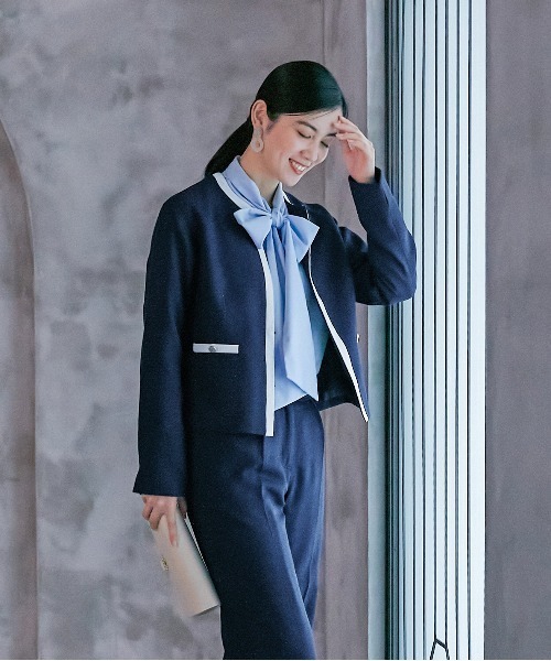 slattgir（スラットジール）の「高身長 バイカラージャケット  