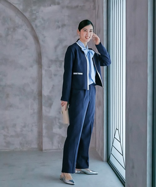 slattgir（スラットジール）の「高身長 バイカラージャケット  