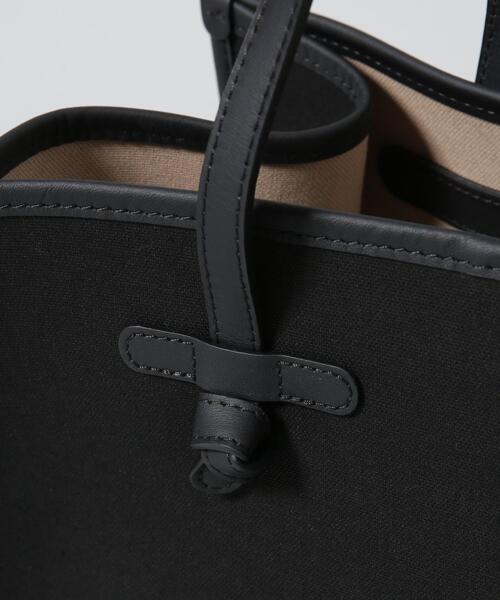 GIANNI CHIARINI（ジャンニ キアリーニ）の「GIANNI CHIARINI/MARCELLA マルチェッラ キャンバストート L（トートバッグ・レディース・ベージュ/ブラック・FREE）」の8枚目の写真