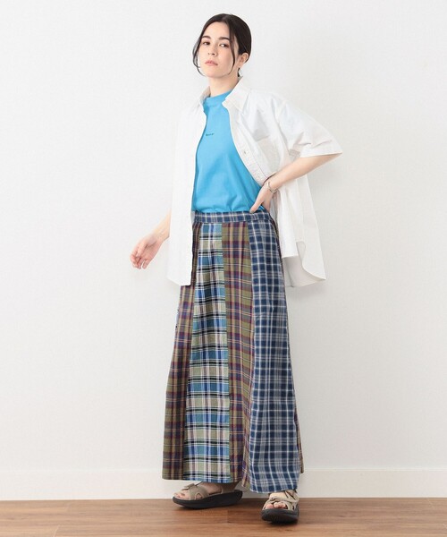 BEAMS BOY(ビームスボーイ)の「ビッグ ボタンダウン ショートスリーブ シャツ(シャツ/ブラウス・レディース・グリーン/ピンク/ホワイト系その他7・ONE SIZE)」の9枚目の写真