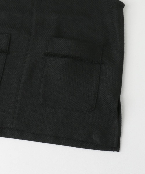 URBAN RESEARCH DOORS（アーバンリサーチドアーズ）の「ツイードベスト（ベスト・レディース・ブラック/グレー・MEDIUM）」の22枚目の写真