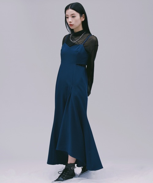 Ellno de Mavie（エルノデメヴィ）の「カットアウトマーメイドワンピース/SETUP対応（ワンピース・レディース・ブラック/ブルー/ブルー系その他・FREE）」の3枚目の写真