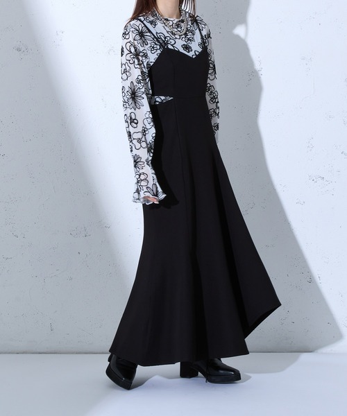 Ellno de Mavie（エルノデメヴィ）の「カットアウトマーメイドワンピース/SETUP対応（ワンピース・レディース・ブラック/ブルー/ブルー系その他・FREE）」の17枚目の写真