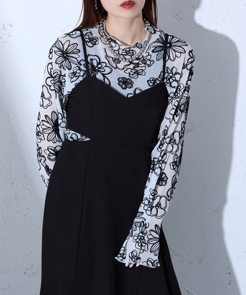 Ellno de Mavie（エルノデメヴィ）の「カットアウトマーメイドワンピース/SETUP対応（ワンピース・レディース・ブラック/ブルー/ブルー系その他・FREE）」の18枚目の写真