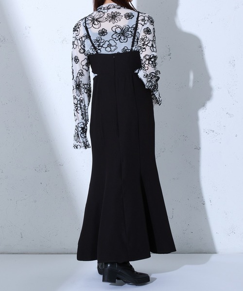 Ellno de Mavie（エルノデメヴィ）の「カットアウトマーメイドワンピース/SETUP対応（ワンピース・レディース・ブラック/ブルー/ブルー系その他・FREE）」の20枚目の写真