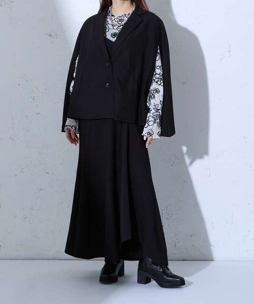 Ellno de Mavie（エルノデメヴィ）の「カットアウトマーメイドワンピース/SETUP対応（ワンピース・レディース・ブラック/ブルー/ブルー系その他・FREE）」の21枚目の写真