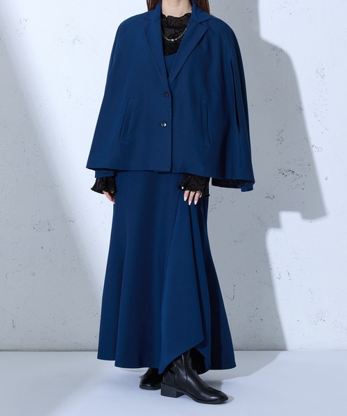 Ellno de Mavie（エルノデメヴィ）の「カットアウトマーメイドワンピース/SETUP対応（ワンピース・レディース・ブラック/ブルー/ブルー系その他・FREE）」の7枚目の写真