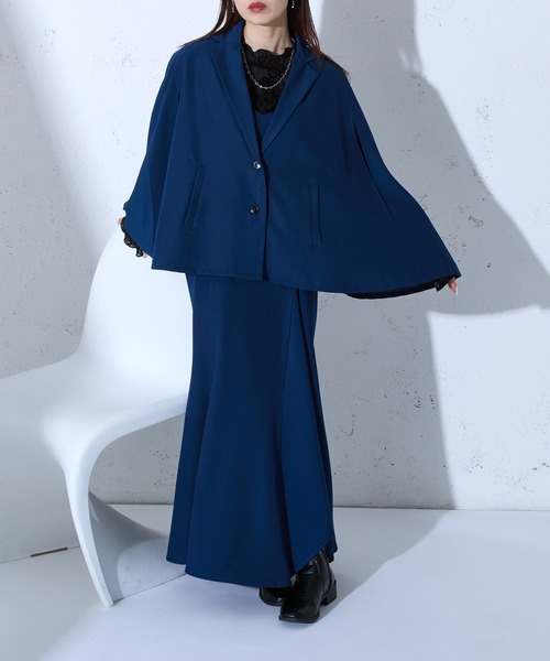 Ellno de Mavie（エルノデメヴィ）の「カットアウトマーメイドワンピース/SETUP対応（ワンピース・レディース・ブラック/ブルー/ブルー系その他・FREE）」の11枚目の写真