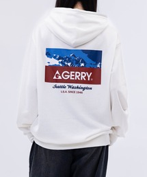 【ag】〔GERRY/ジェリー〕オールドロゴプリント フーディ