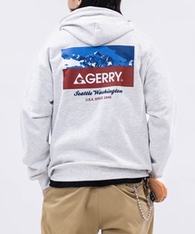 【ag】〔GERRY/ジェリー〕オールドロゴプリント フーディ