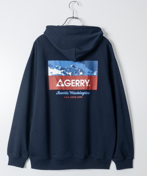 GERRY(ジェリー)の「【ag】〔GERRY/ジェリー〕オールドロゴプリント フーディ(パーカー・メンズ・ネイビー/ダークグレー/アイボリー/アッシュグレー/ブラック/ホワイト・MEDIUM/LARGE/X-LARGE)」の17枚目の写真