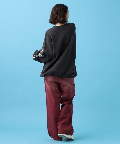 PBLIM（ページボーイリム）の「PBLIM/マッハレーシングニット（ニット/セーター・レディース・オフホワイト/チャコールグレー/ブルー・FREE）」の17枚目の写真