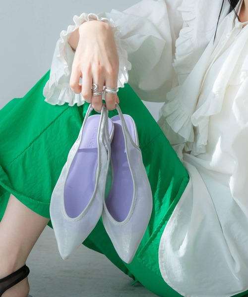 bohmal（ボマール）の「ポインテッドトゥチュールパンプス（パンプス・レディース・ブラック/シルバー・23.5cm/24.0cm/23.0cm/24.5cm）」の9枚目の写真