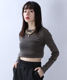 JEANASIS | リブクロップドLS /103375(Tシャツ/カットソー)
