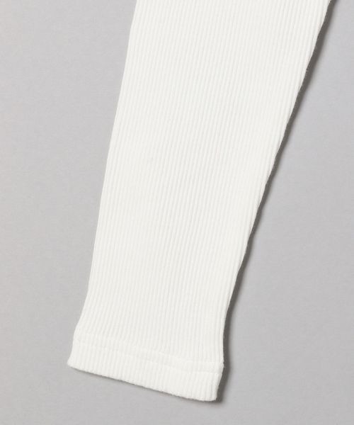 JEANASIS(ジーナシス)の「リブクロップドLS /103375(Tシャツ/カットソー・レディース・ホワイト/ブラック/グレー系その他・FREE)」の9枚目の写真