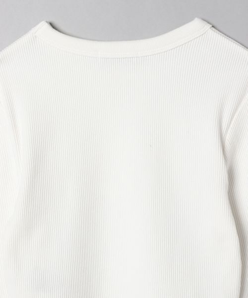 JEANASIS(ジーナシス)の「リブクロップドLS /103375(Tシャツ/カットソー・レディース・ホワイト/ブラック/グレー系その他・FREE)」の8枚目の写真