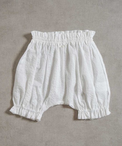 10mois(ディモワ)の「【10mois】たっぷり ブルマ 70-90cm(その他ベビーウェア・キッズ・ホワイト/ピンク/ネイビー・70-90cm/50-70cm)」の2枚目の写真