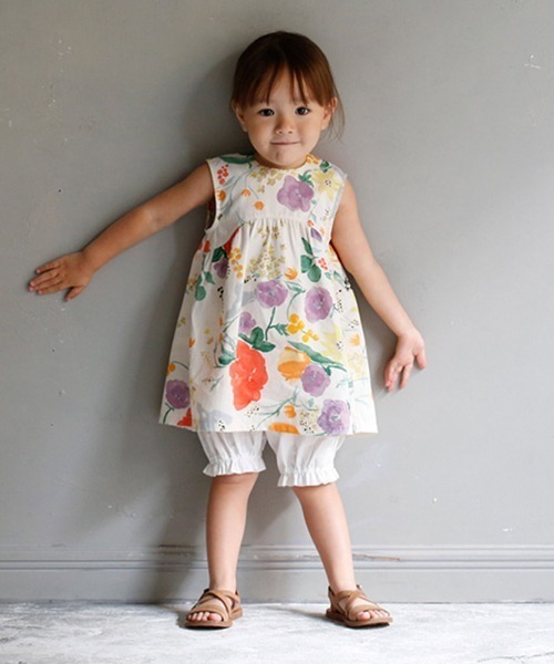 10mois(ディモワ)の「【10mois】たっぷり ブルマ 70-90cm(その他ベビーウェア・キッズ・ホワイト/ピンク/ネイビー・70-90cm/50-70cm)」の5枚目の写真