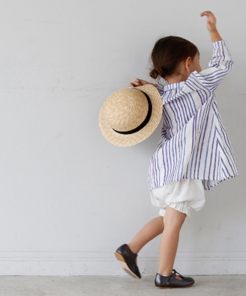 10mois(ディモワ)の「【10mois】たっぷり ブルマ 70-90cm(その他ベビーウェア・キッズ・ホワイト/ピンク/ネイビー・70-90cm/50-70cm)」の4枚目の写真