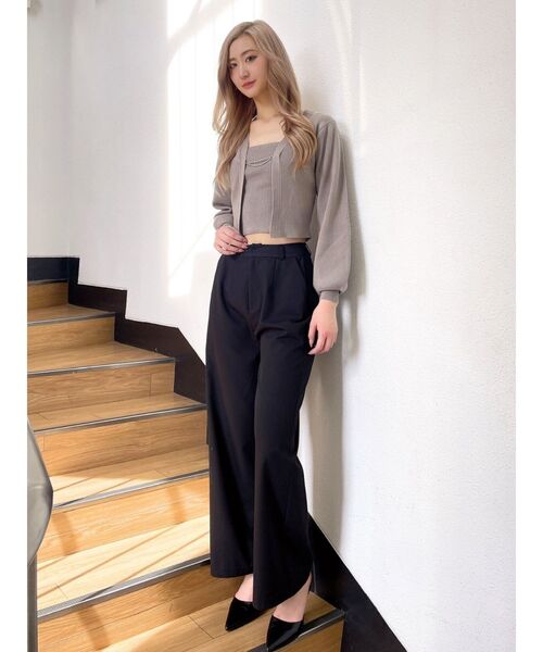 GYDA(ジェイダ)の「キャミアンサンブル2WAYニットトップス(アンサンブル・レディース・ブラック/その他1/ベージュ・FREE)」の17枚目の写真