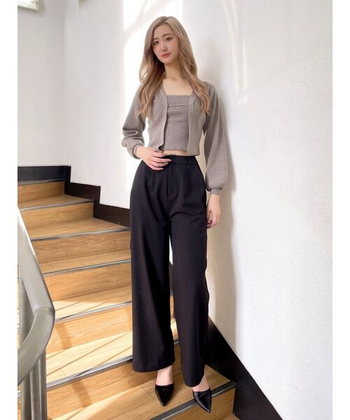 GYDA(ジェイダ)の「キャミアンサンブル2WAYニットトップス(アンサンブル・レディース・ブラック/その他1/ベージュ・FREE)」の18枚目の写真