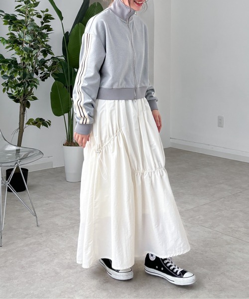 EPIMI E'PIMMY（エピミエピミー）の「ダブルジップトラックジャケット（その他アウター・レディース・ブラック/杢グレー/ブルー・MEDIUM）」の17枚目の写真