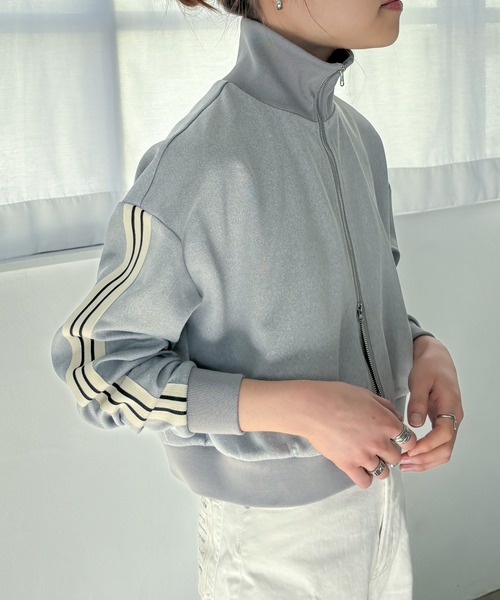 EPIMI E'PIMMY（エピミエピミー）の「ダブルジップトラックジャケット（その他アウター・レディース・ブラック/杢グレー/ブルー・MEDIUM）」の12枚目の写真